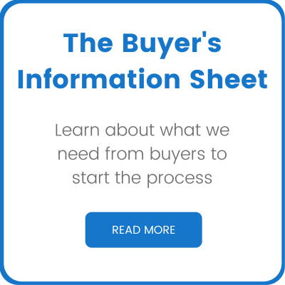 Blueprint Page - Buyer's Info Sheet
